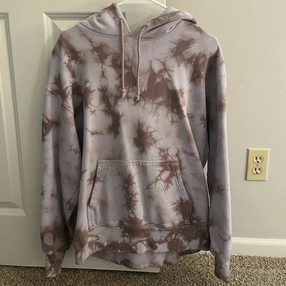 TNA Tops Tna Purple Tie Dye Hoodie Poshmark
